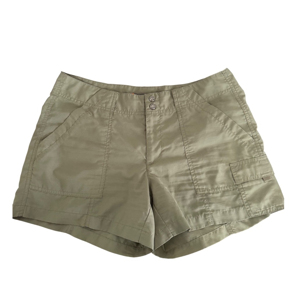 Nike ACG Olive Green Lightweight Mini 4"‎ Inseam Cargo Shorts Womens 8